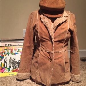 Suede/Leather “Penny Lane” Coat